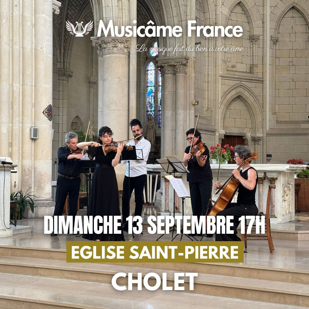 Concert en l'église Saint-Pierre - © Musicâme France Concert Classique Eglise Cholet