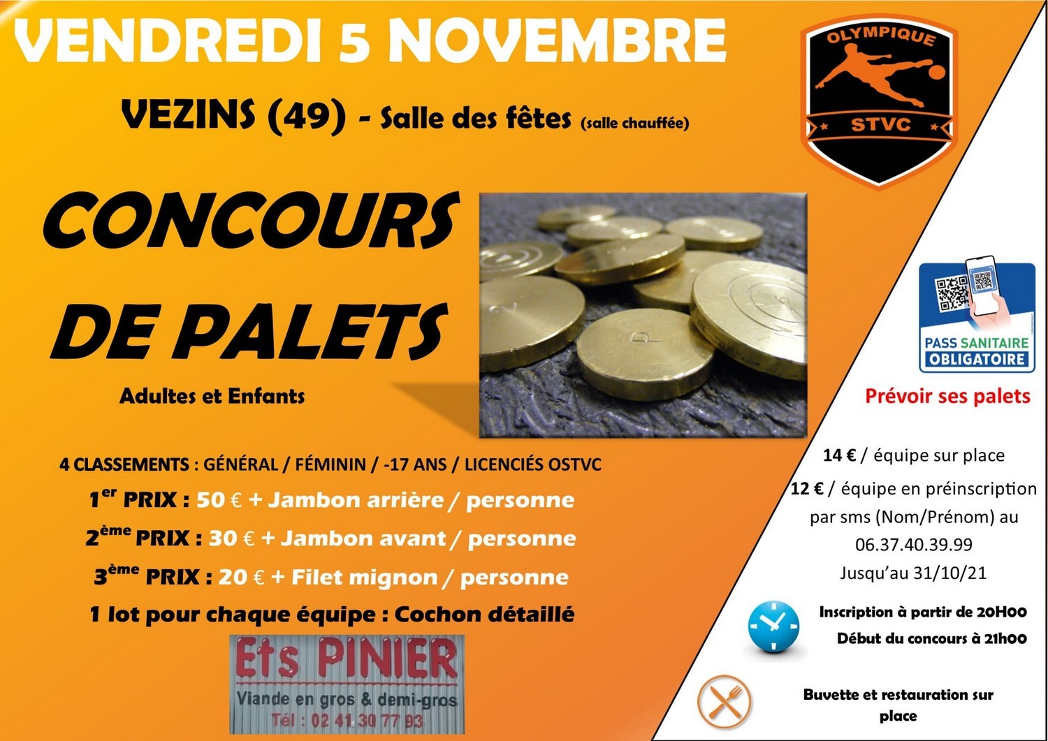 Concours de Petits Palets sur Plomb