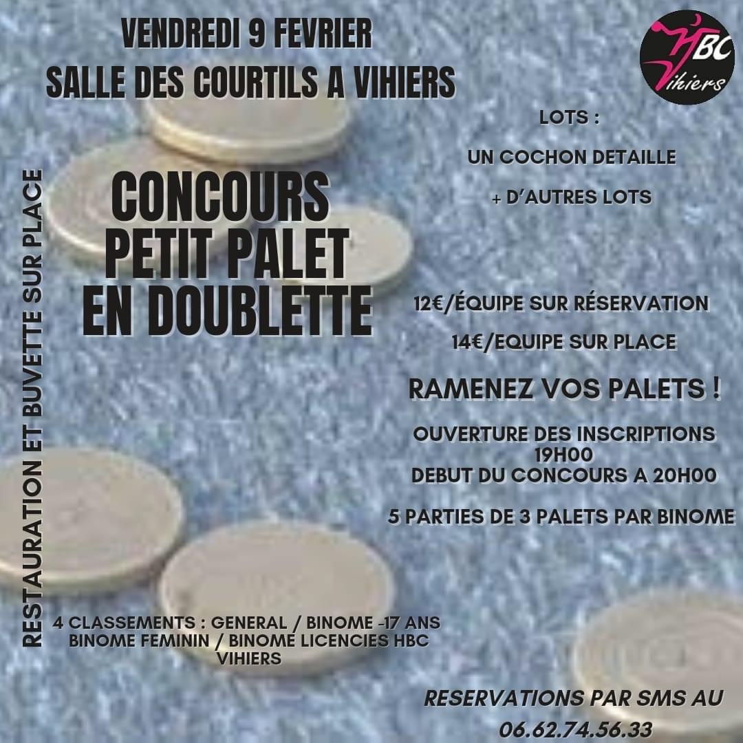 Concours petit palet - Vihiers