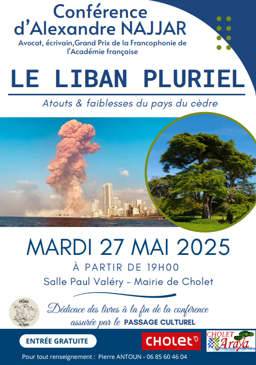 Conférence d'Alexandre NAJJAR - Le Liban Pluriel