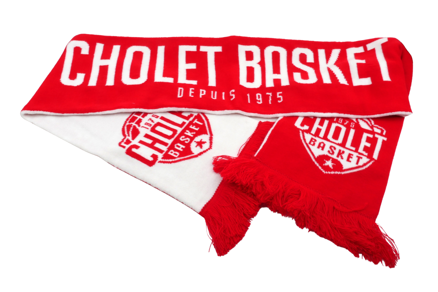 Echarpe Cholet Basket - Rouge / Blanche
