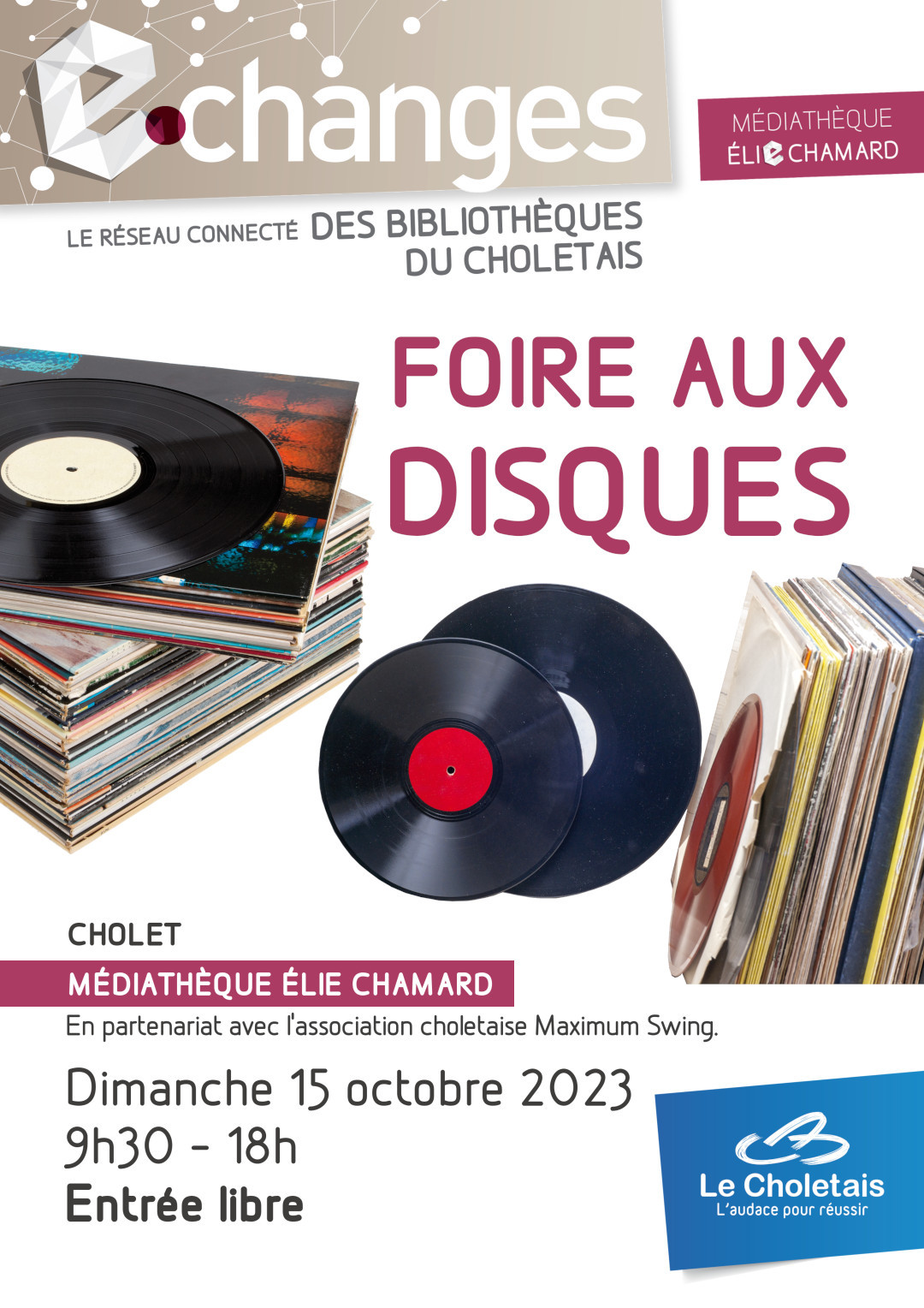 foire aux disques médiathèque cholet