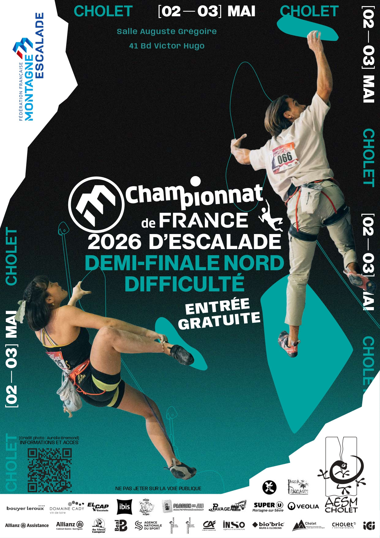 Escalade : Demi-finale nord des championnats de France de difficulté