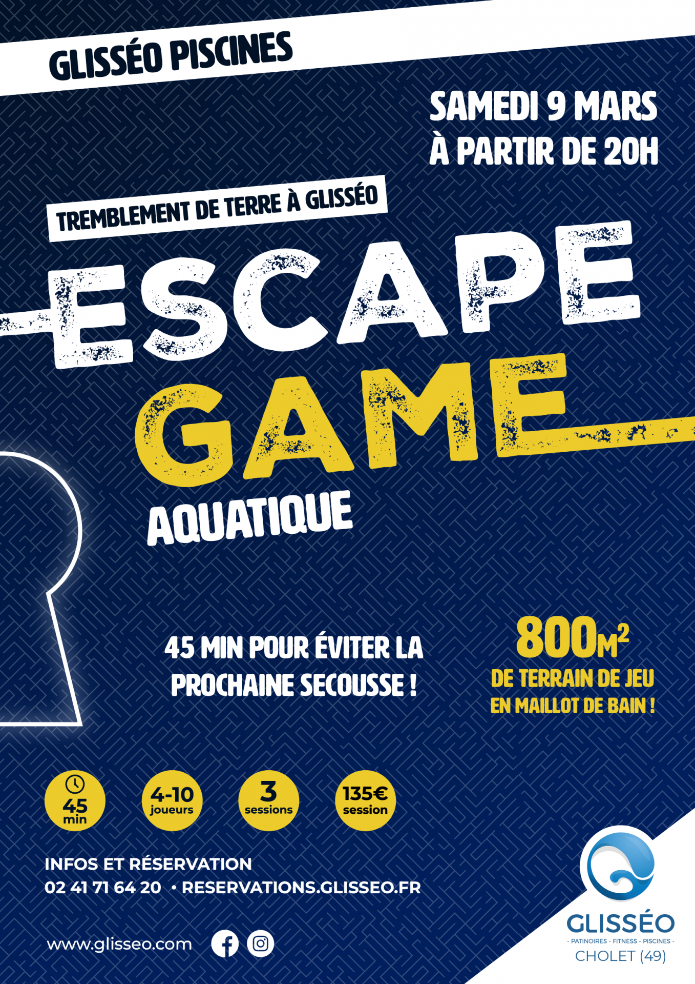 Escape Game aquatique à Glisséo