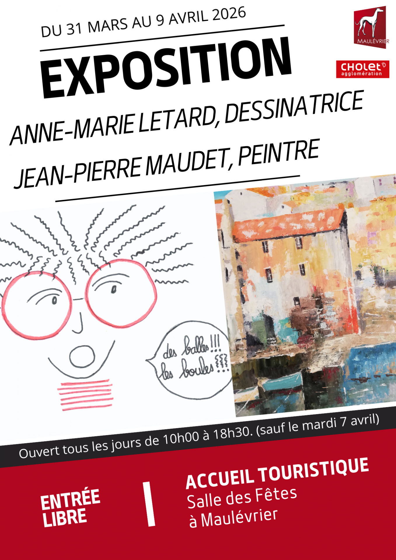 Exposition d'Anne-Marie LETARD et Jean-Pierre MAUDET