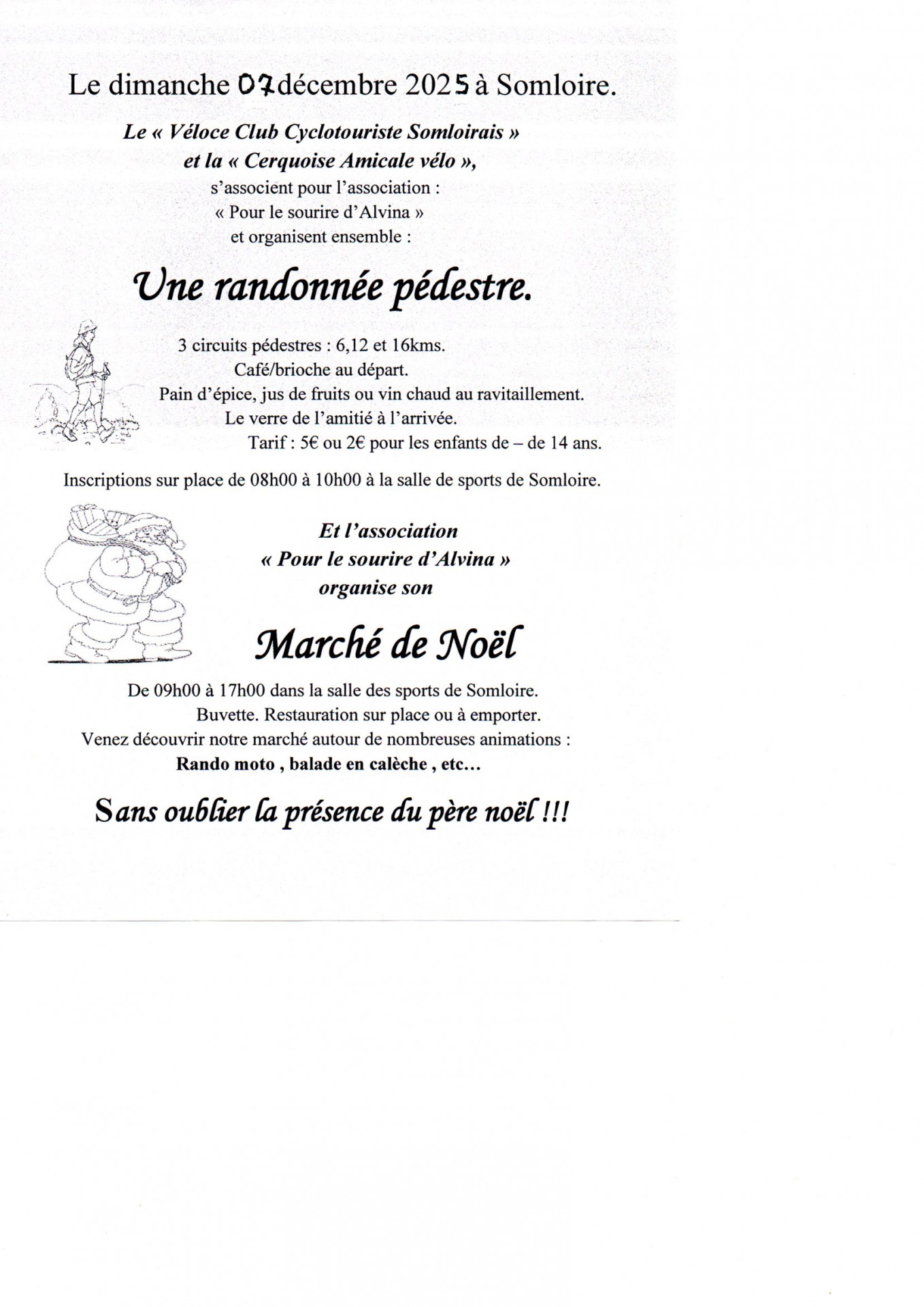 randonnée pour le sourire d'alvina somloire