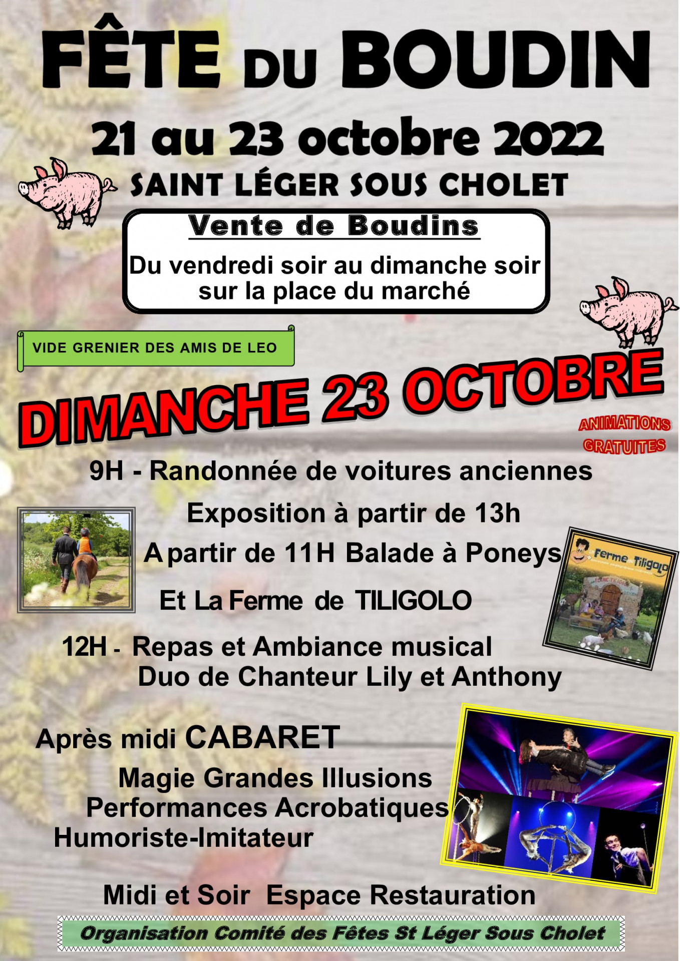 fete du boudin st léger sous cholet