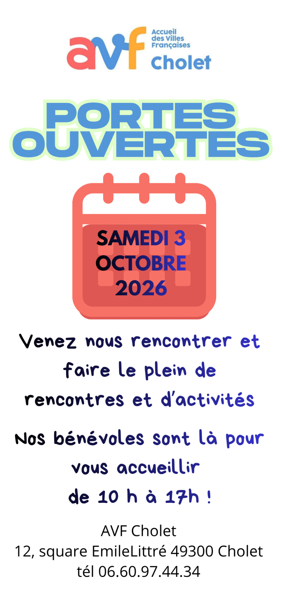 Portes ouvertes AVF - © AVF portes ouverts avf cholet