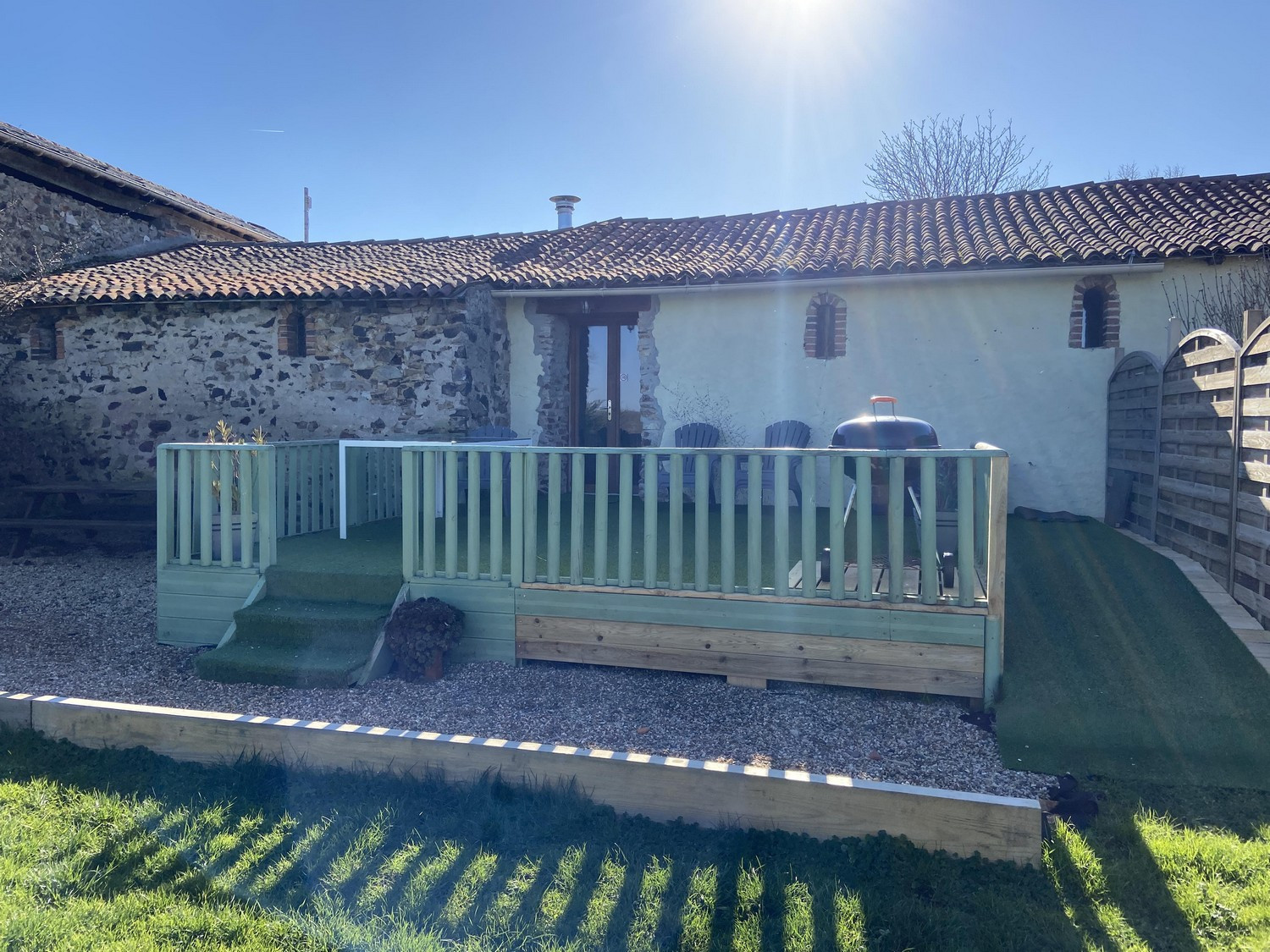 Gîte Le Serpolin Cléré-sur-Layon Terrasse Piscine