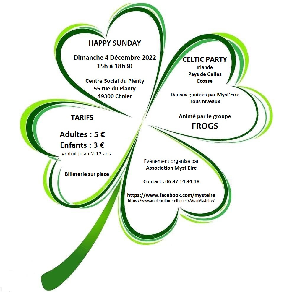 Happy Sunday - © Association Myst'Eire agenda manifestation cholet happy sunday