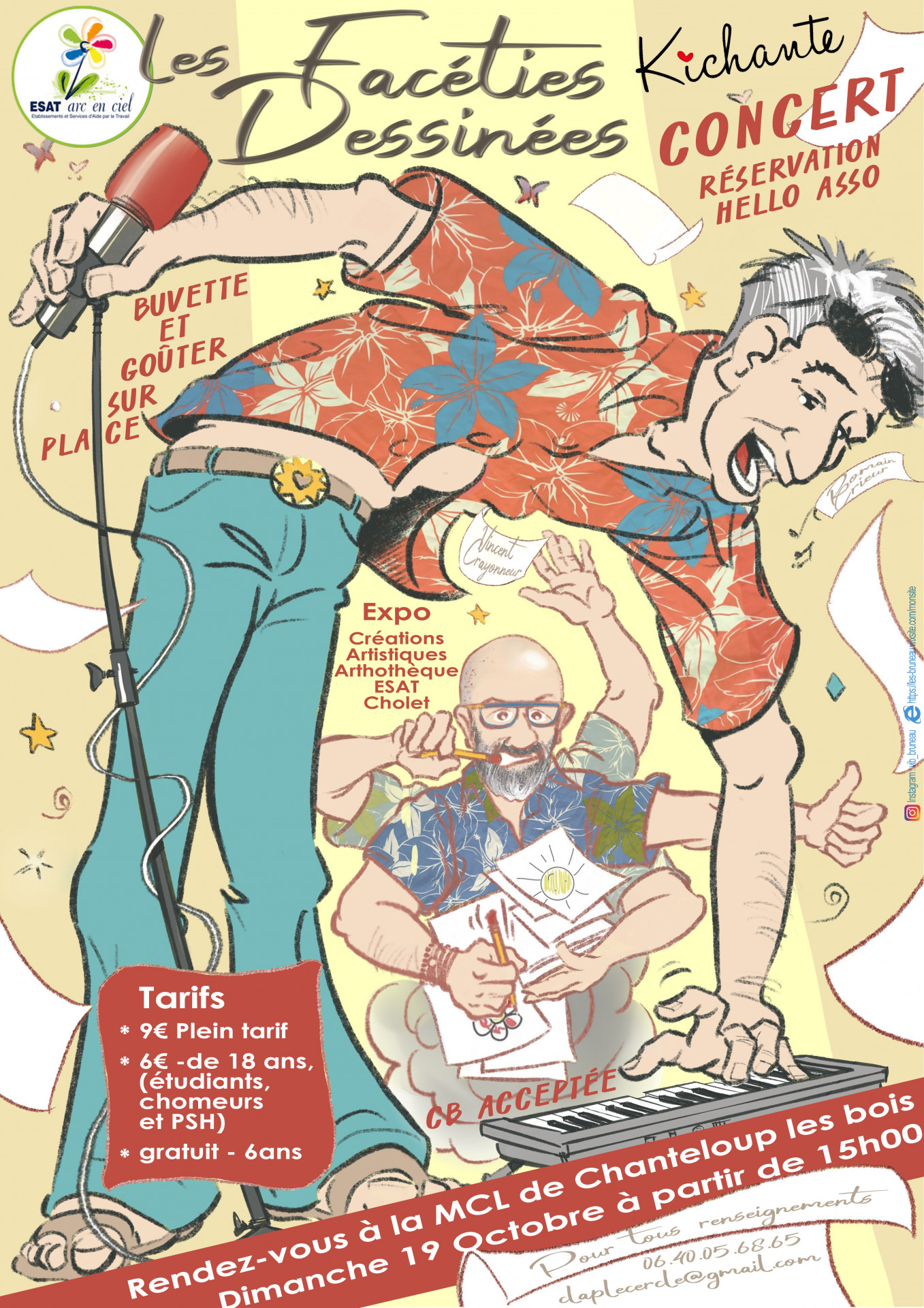 Les Facéties Dessinées KICHANTE, CONCERT