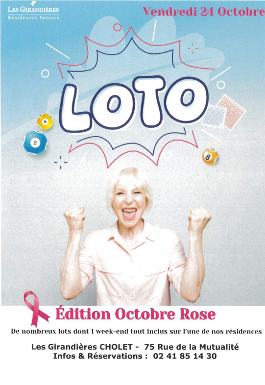 loto-octobre-rose-cholet-49 - © Résidence Services Séniors Les Girandières loto-octobre-rose-cholet-49