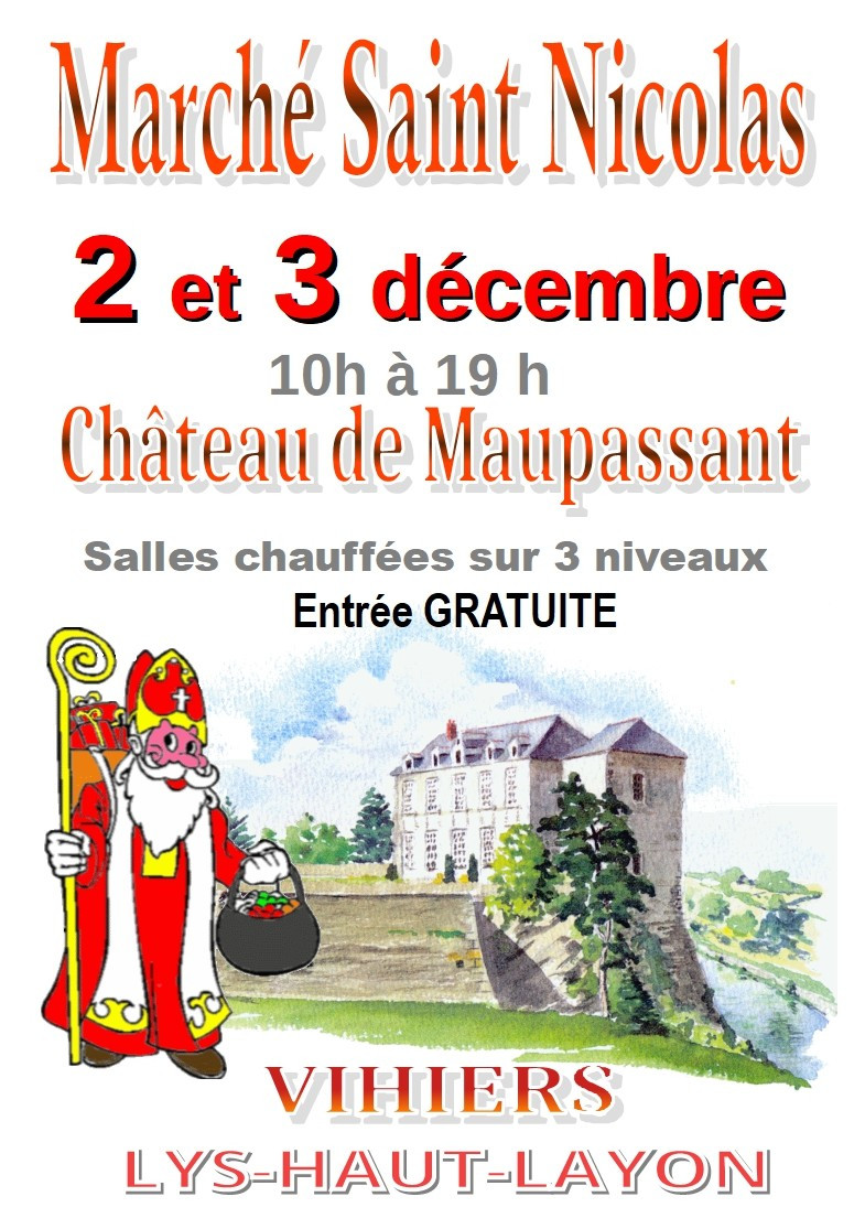 Marché Noël Saint-Nicolas Produits Locaux Artisanat