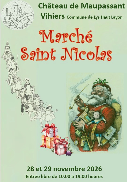 Noël Marché Château Cadeaux Artisanat