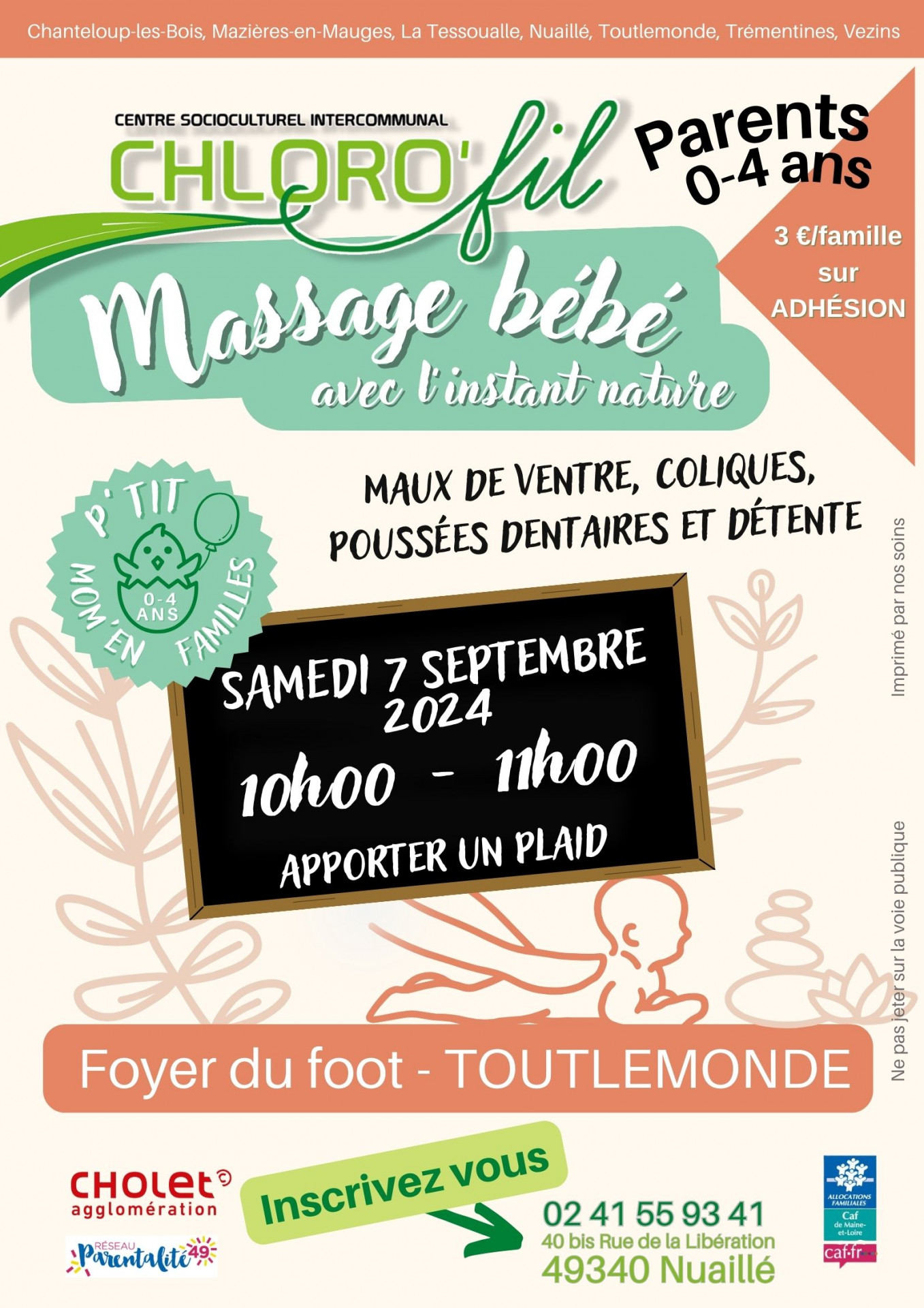 Massage bébé 0-4 ans