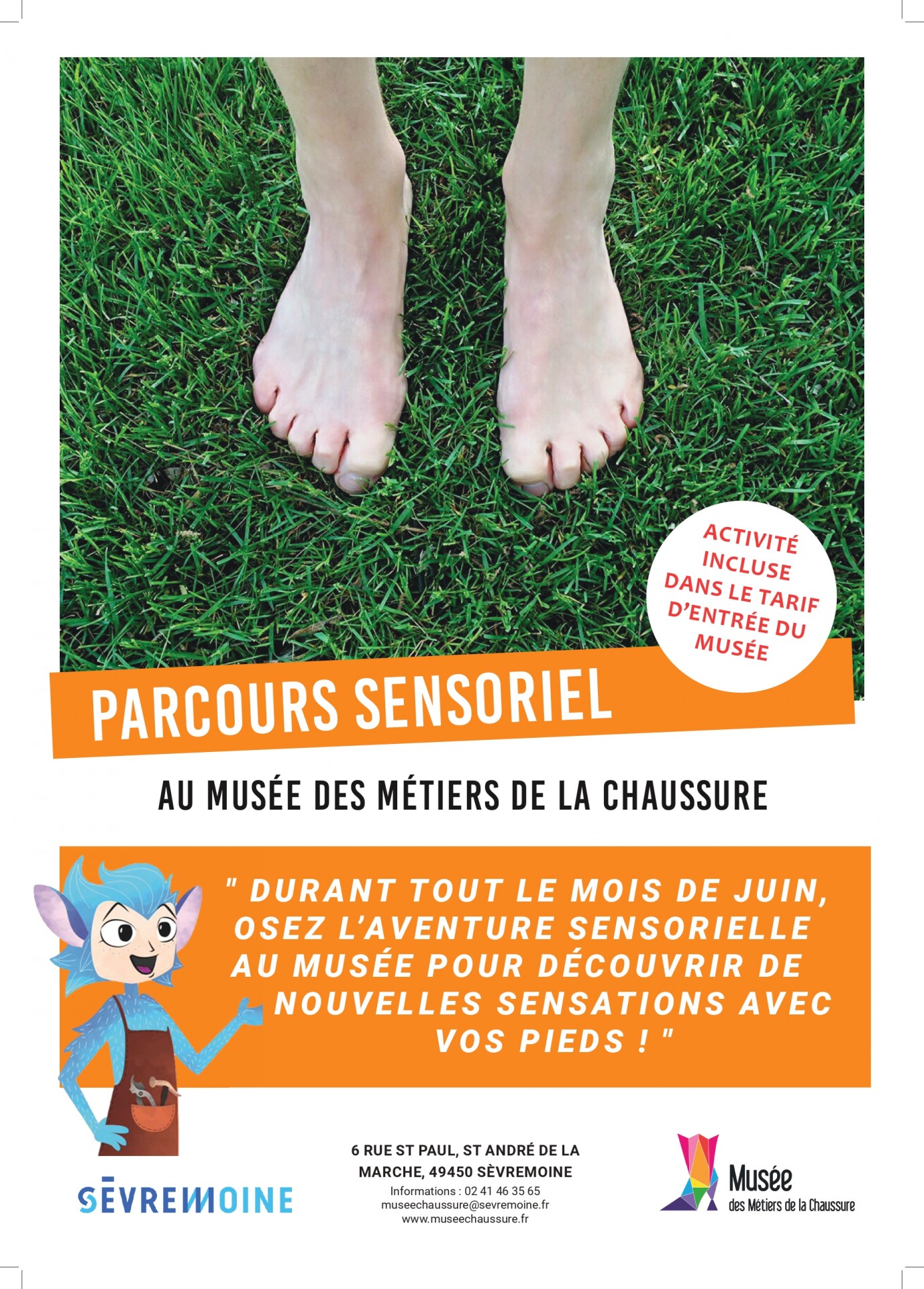 Parcours sensoriel au Musée des Métiers de la Chaussure