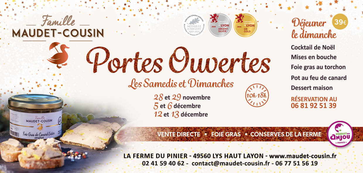 Portes Ouvertes à la Ferme du Pinier - © Famille Maudet-Cousin Ferme Canard Foie Gras Portes Ouvertes Dégustation