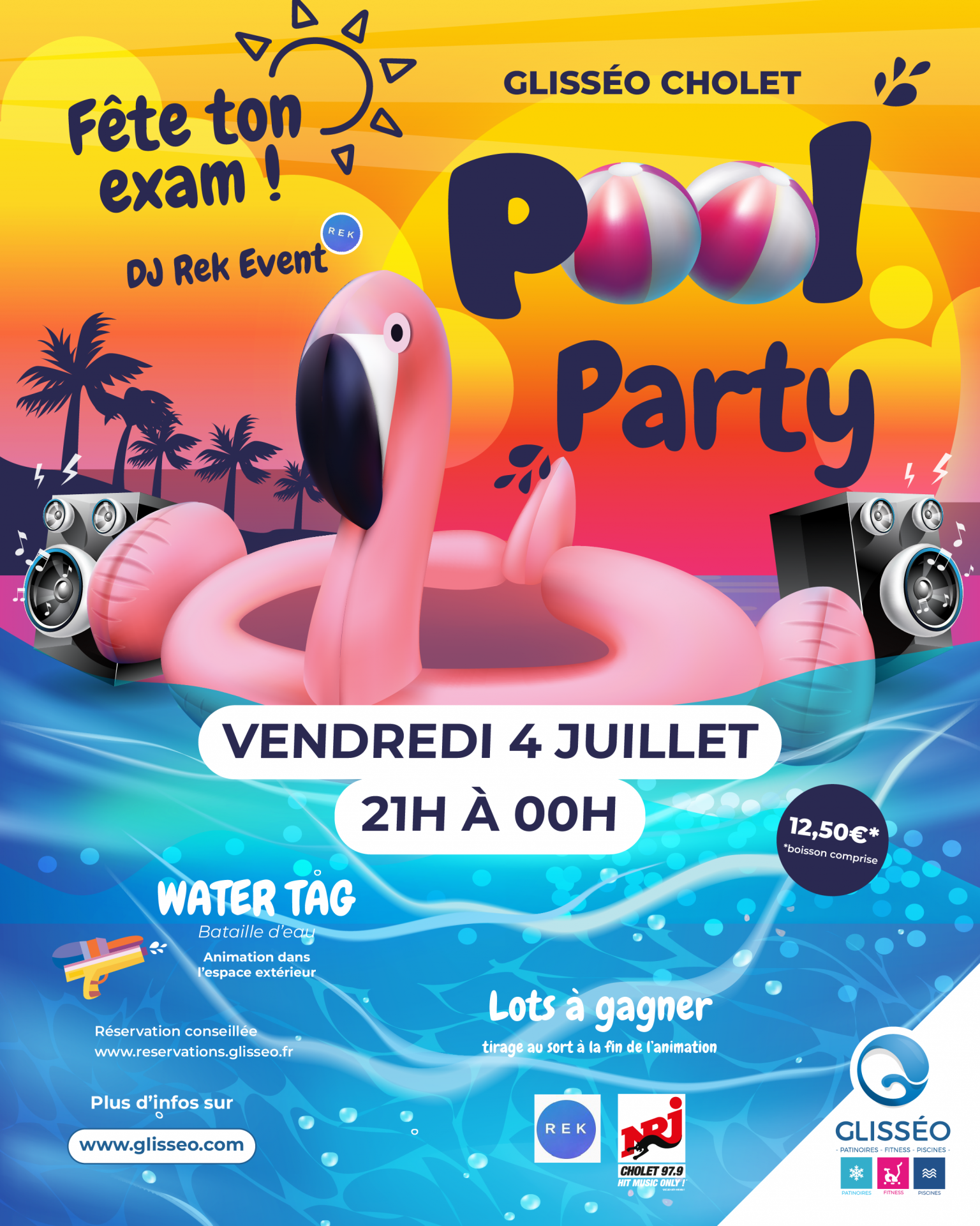 Pool Party à Glisséo