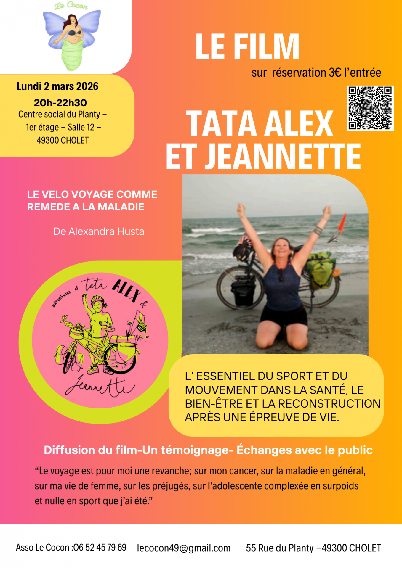 Projection du film « Tata Alex et Jeannette » Projection du film « Tata Alex et Jeannette »