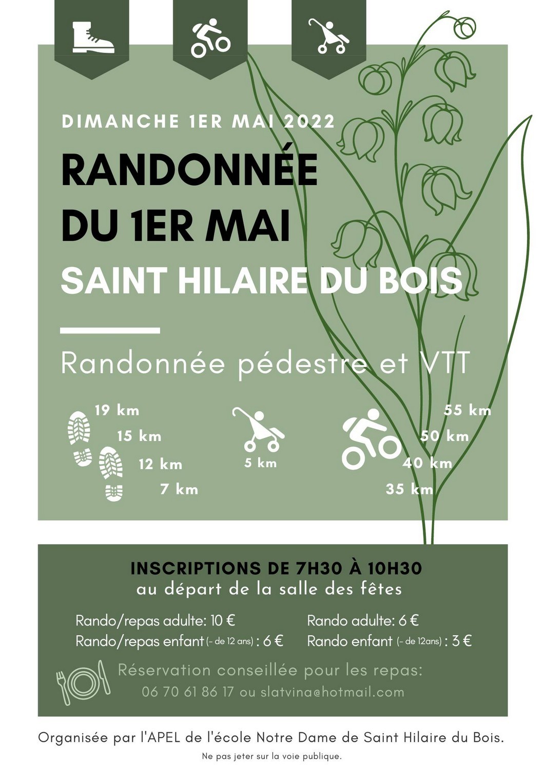 Randonnée Pédestre VTT Poussette Famille Nature