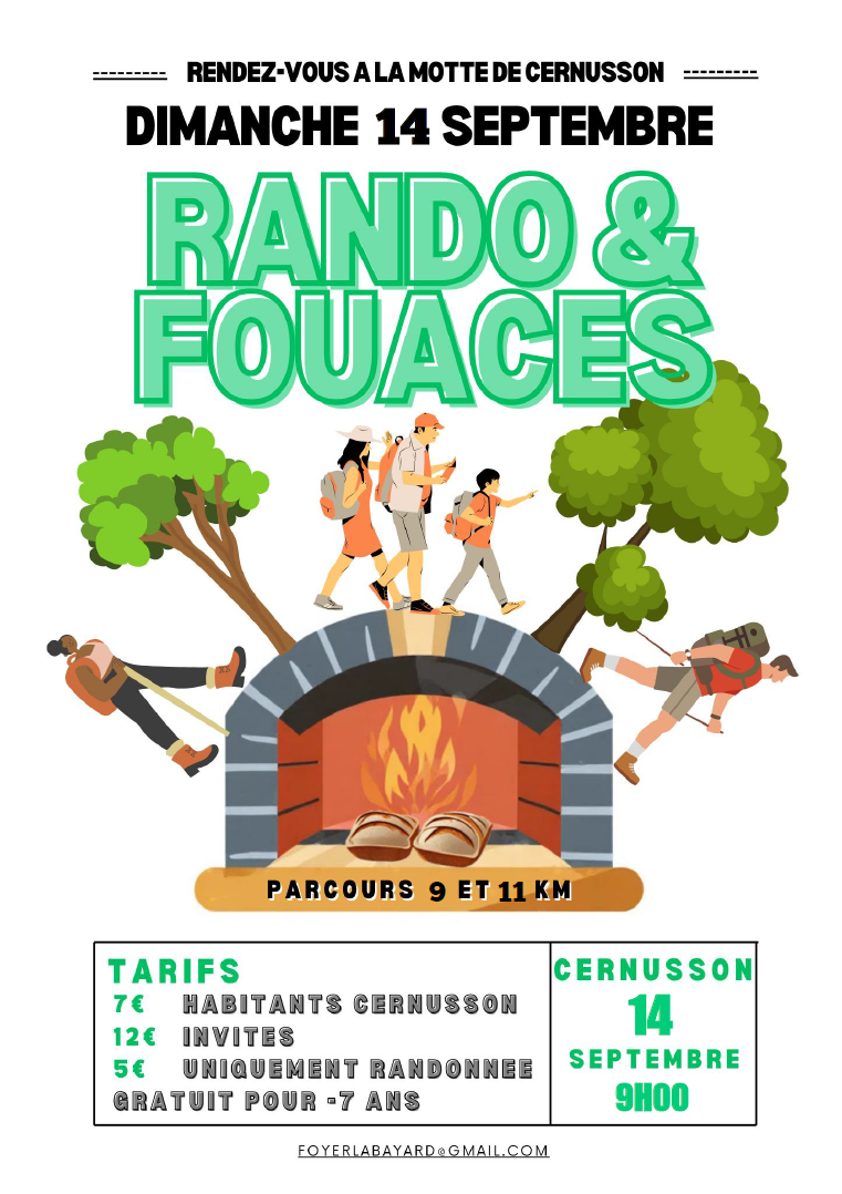  Randonnées fouaces à Cernusson