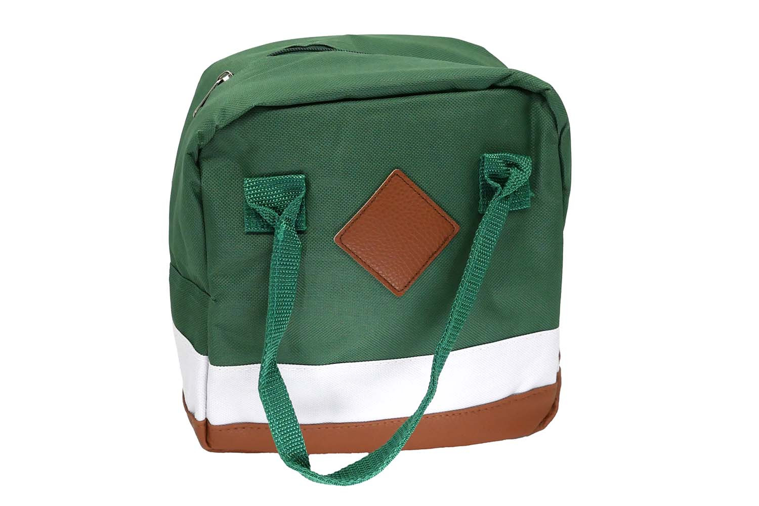 Sac Isotherme 6L - Vert / Blanc / simili Cuir