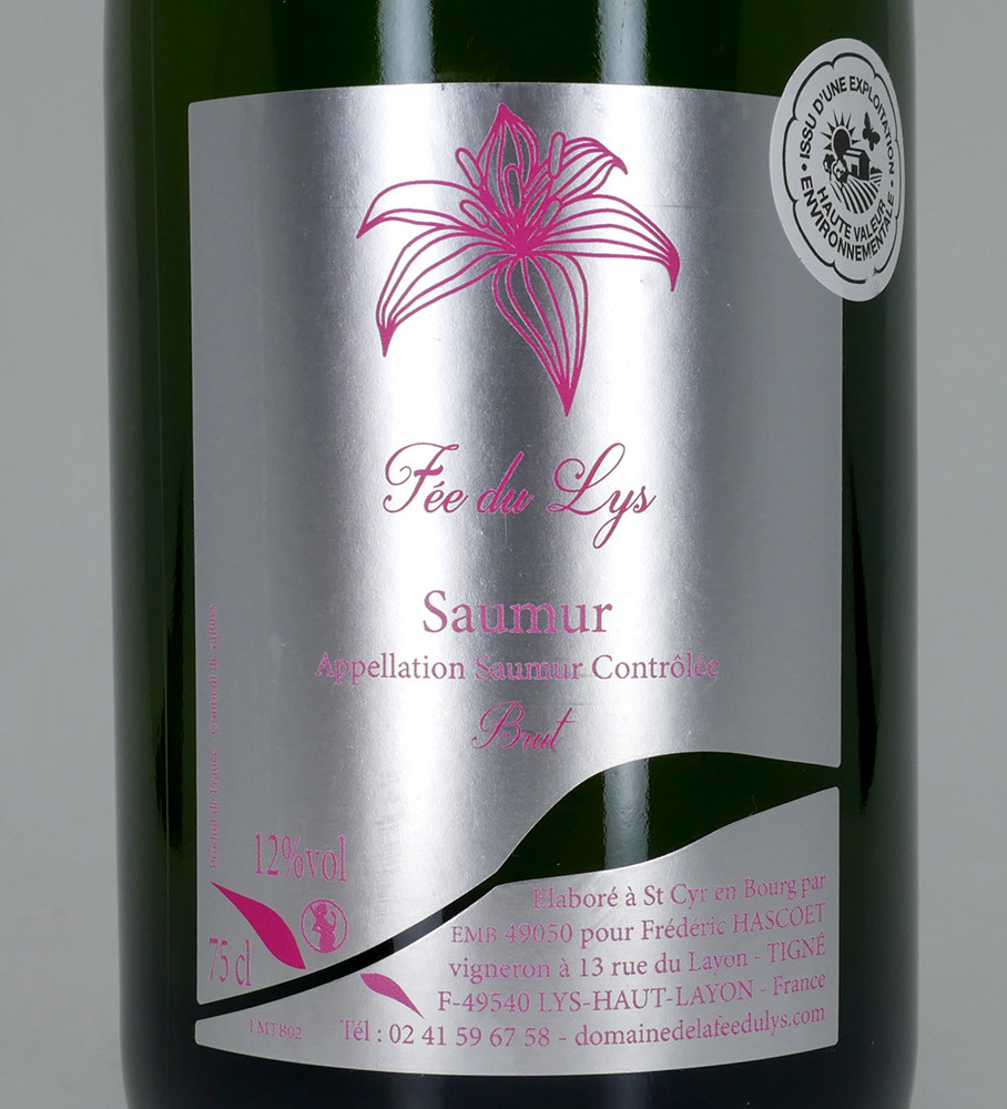 Saumur Brut Blanc - Domaine de la Fée du Lys