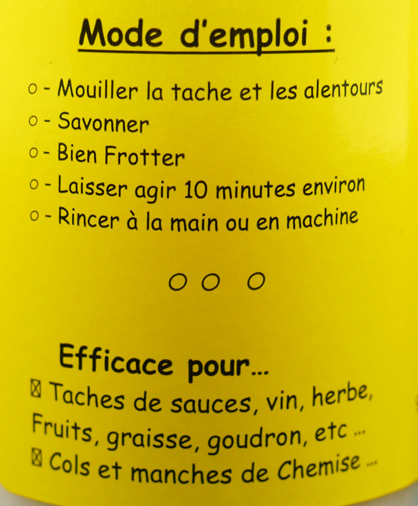 Savon Détachant à l'ancienne -Gonnord