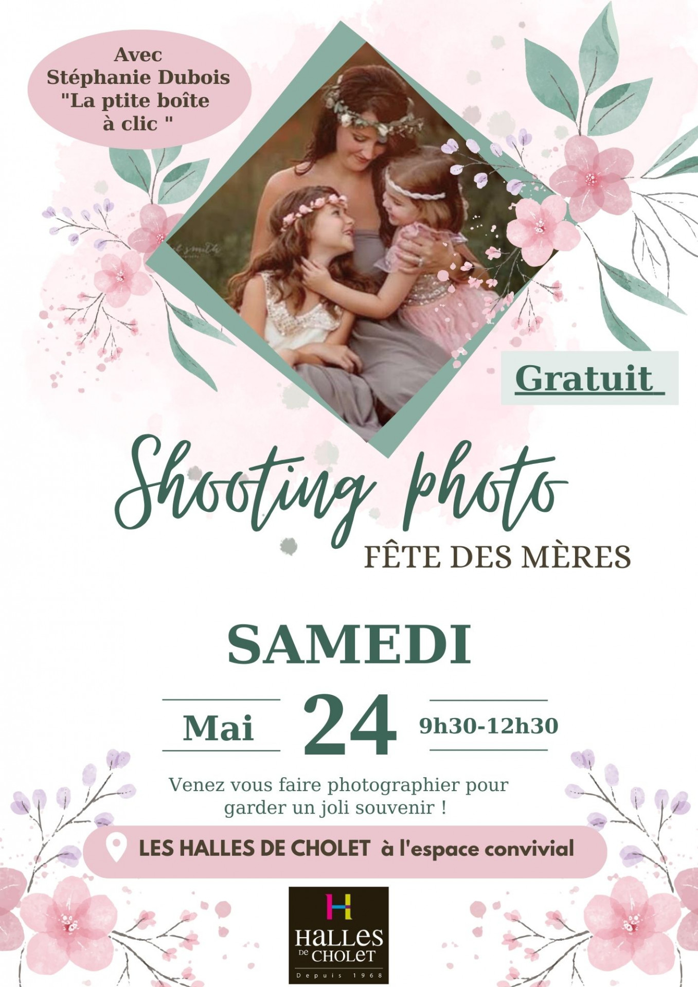 Shooting photo fête des mères