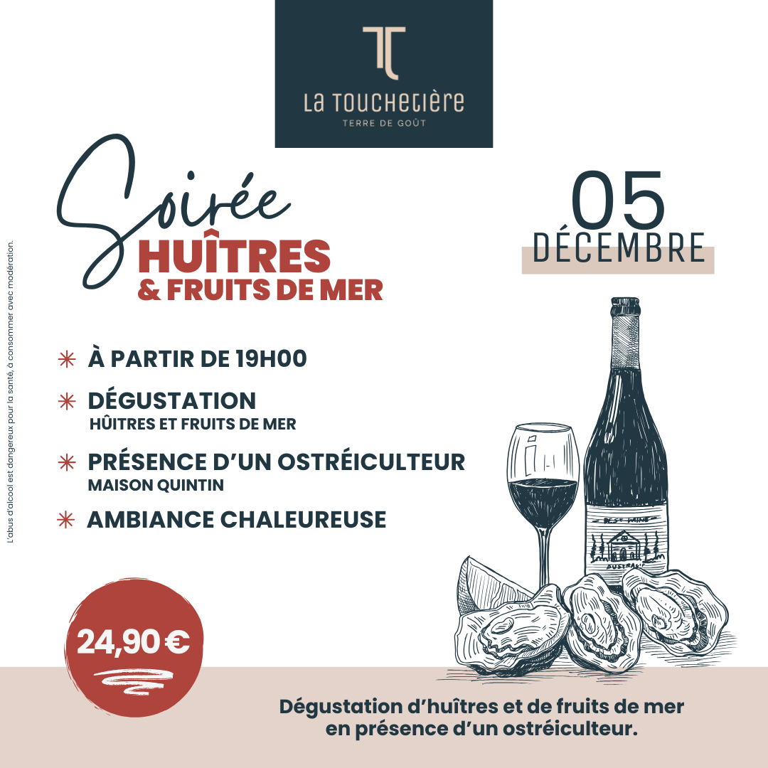 Soirée Huitres & fruits de mer