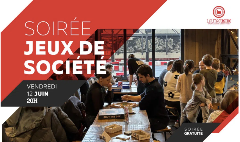 Soirée jeux de société à l'Autre Usine Soirée jeux de société à l'Autre Usine