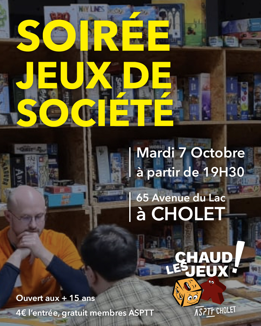 Soirée Jeux de Société - Chaud les Jeux !