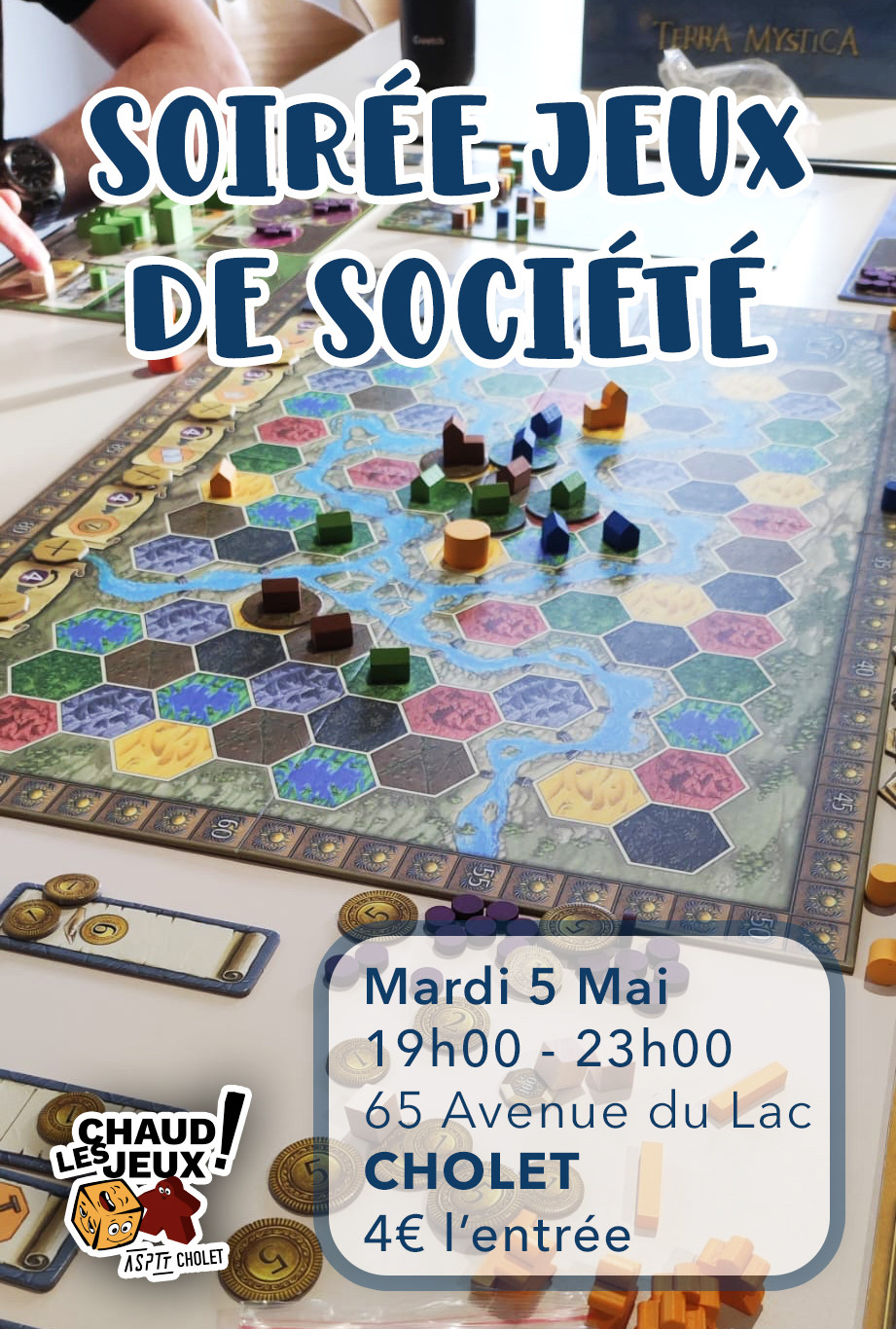 Soirée Jeux de Société - Chaud les Jeux !