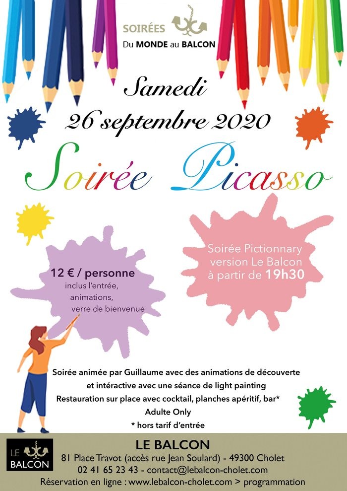 Soirée Picasso Le Balcon Cholet