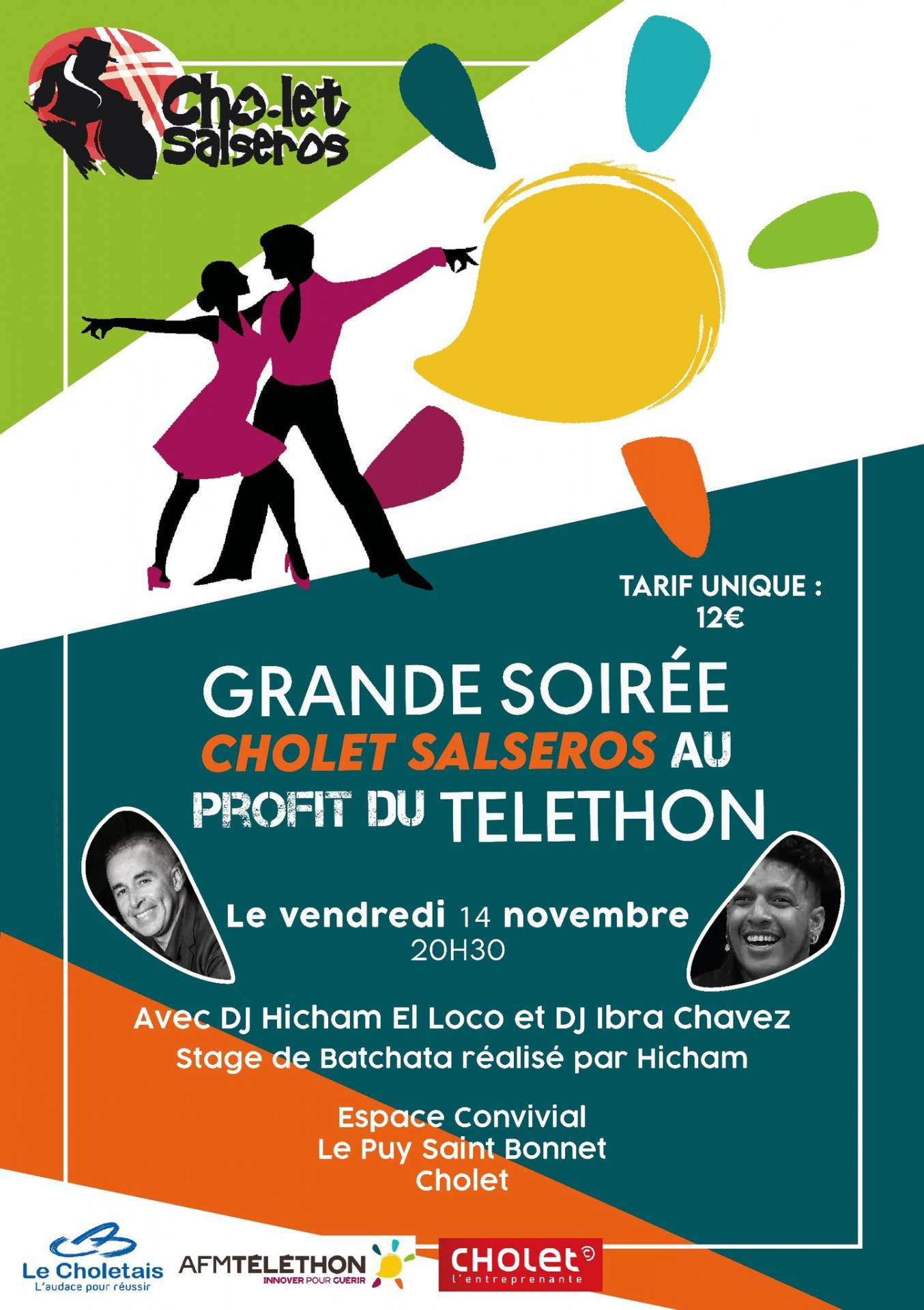 Soirée Salsa pour le téléthon