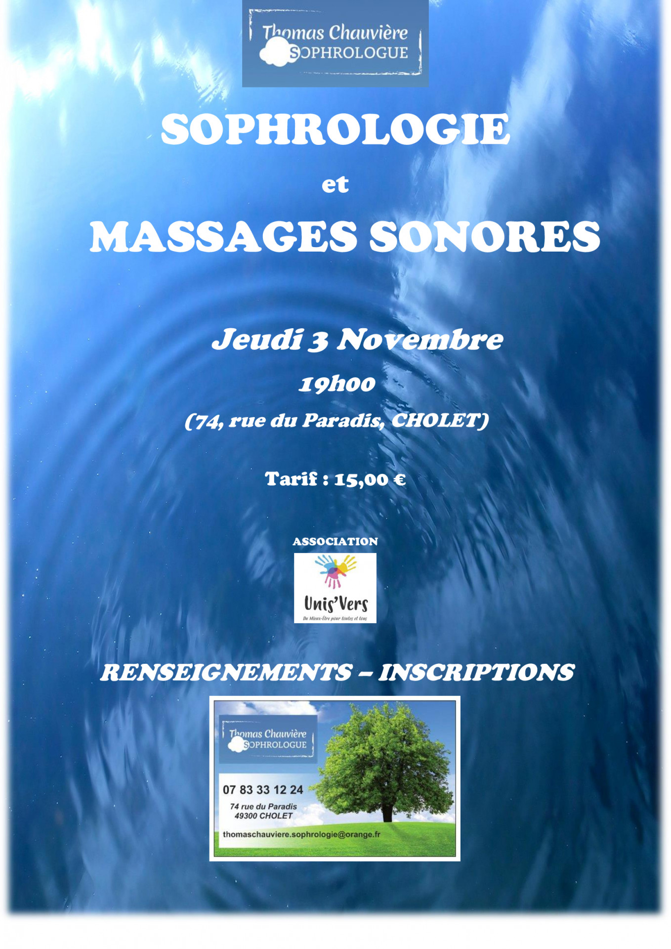 Sophrologie et massages Sonores