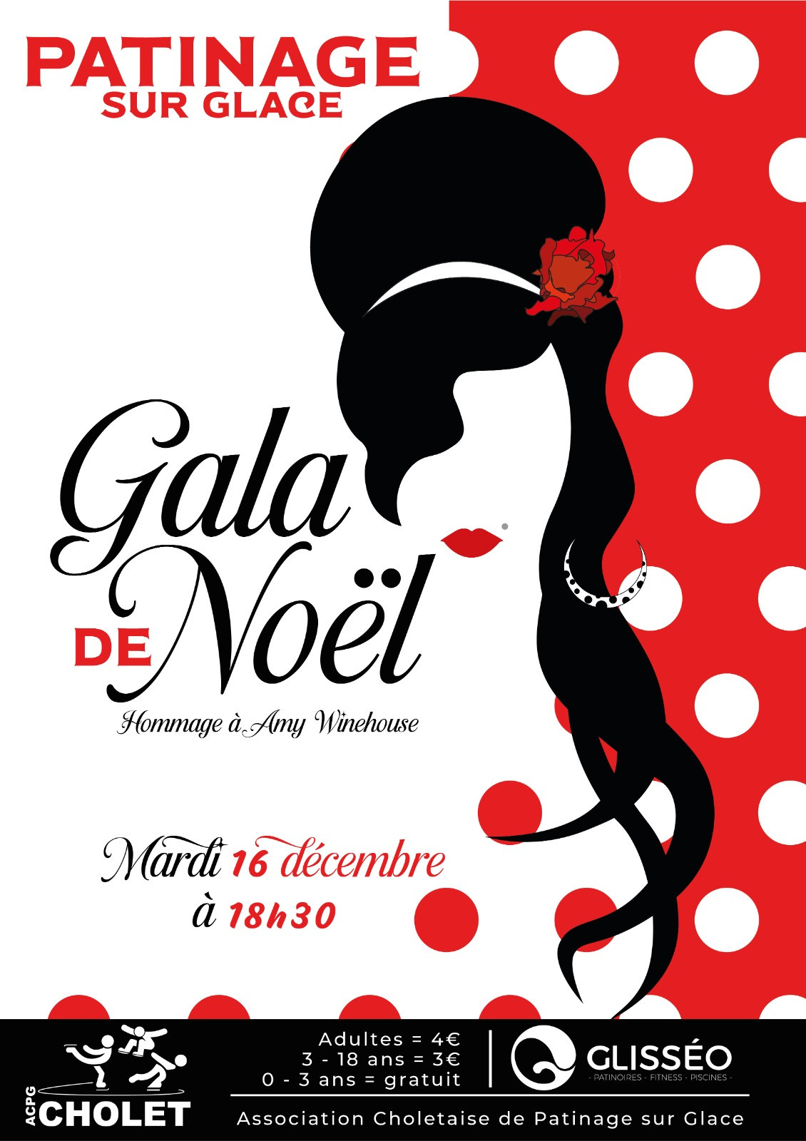 Spectacle de Noël sur glace