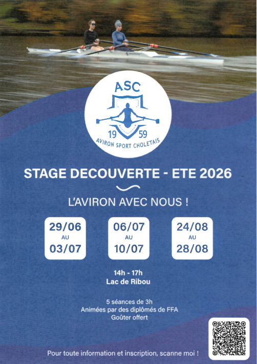 STAGE DECOUVERTE AVIRON ETE 2026 STAGE DECOUVERTE AVIRON ETE 2026