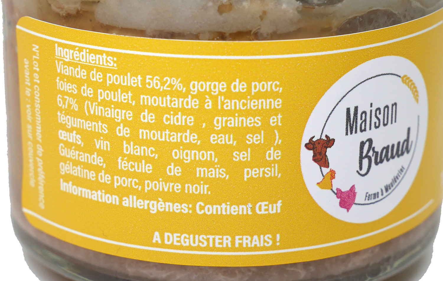 Terrines de Poulet à la Moutarde - Ça va Ti mon Poulet...