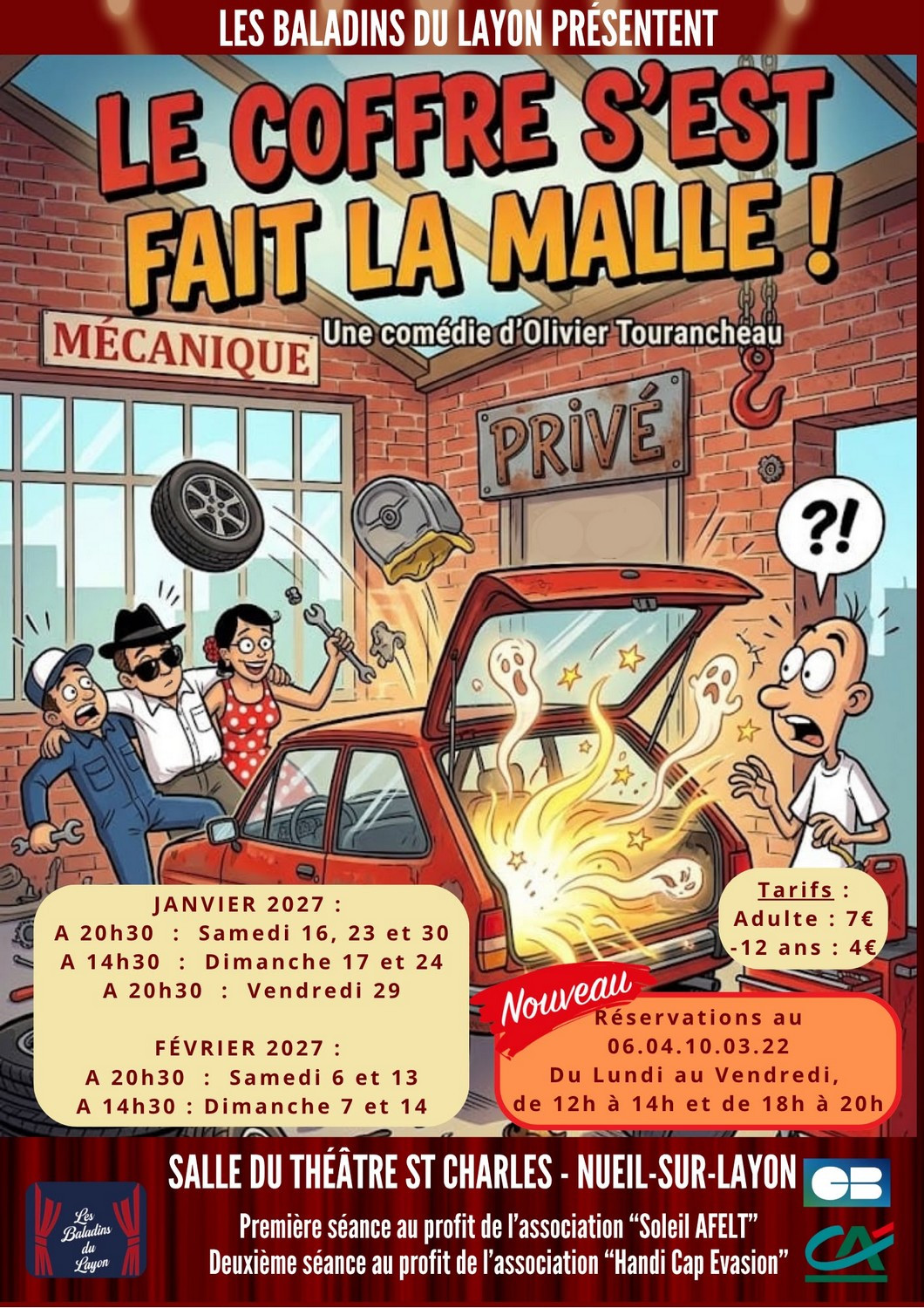 Théâtre à Nueil-sur-Layon - © Les Baladins du Layon Théâtre Comédie Drôle Baladins Spectacle Nueil-sur-Layon