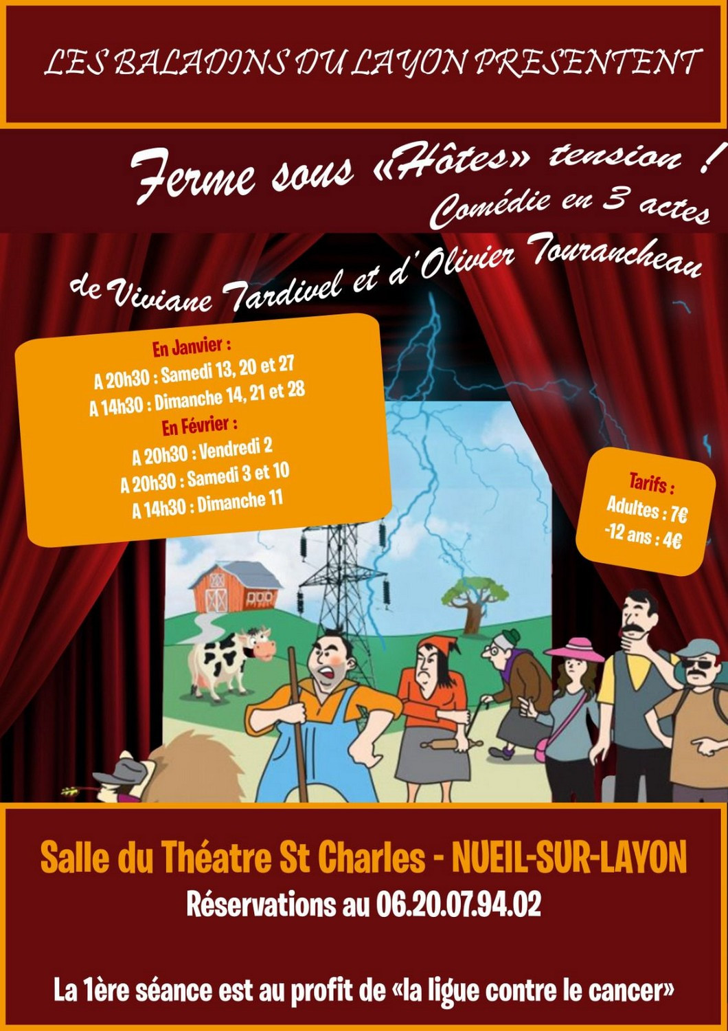 Théâtre Comédie Baladins Nueil-sur-Layon