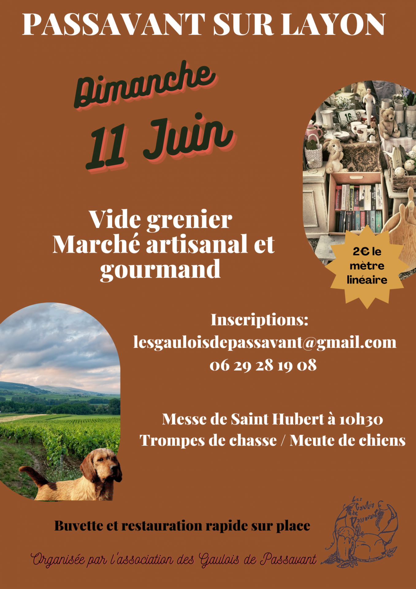 Vide-Grenier Marché Artisanal Gourmand Messe Saint-Hubert