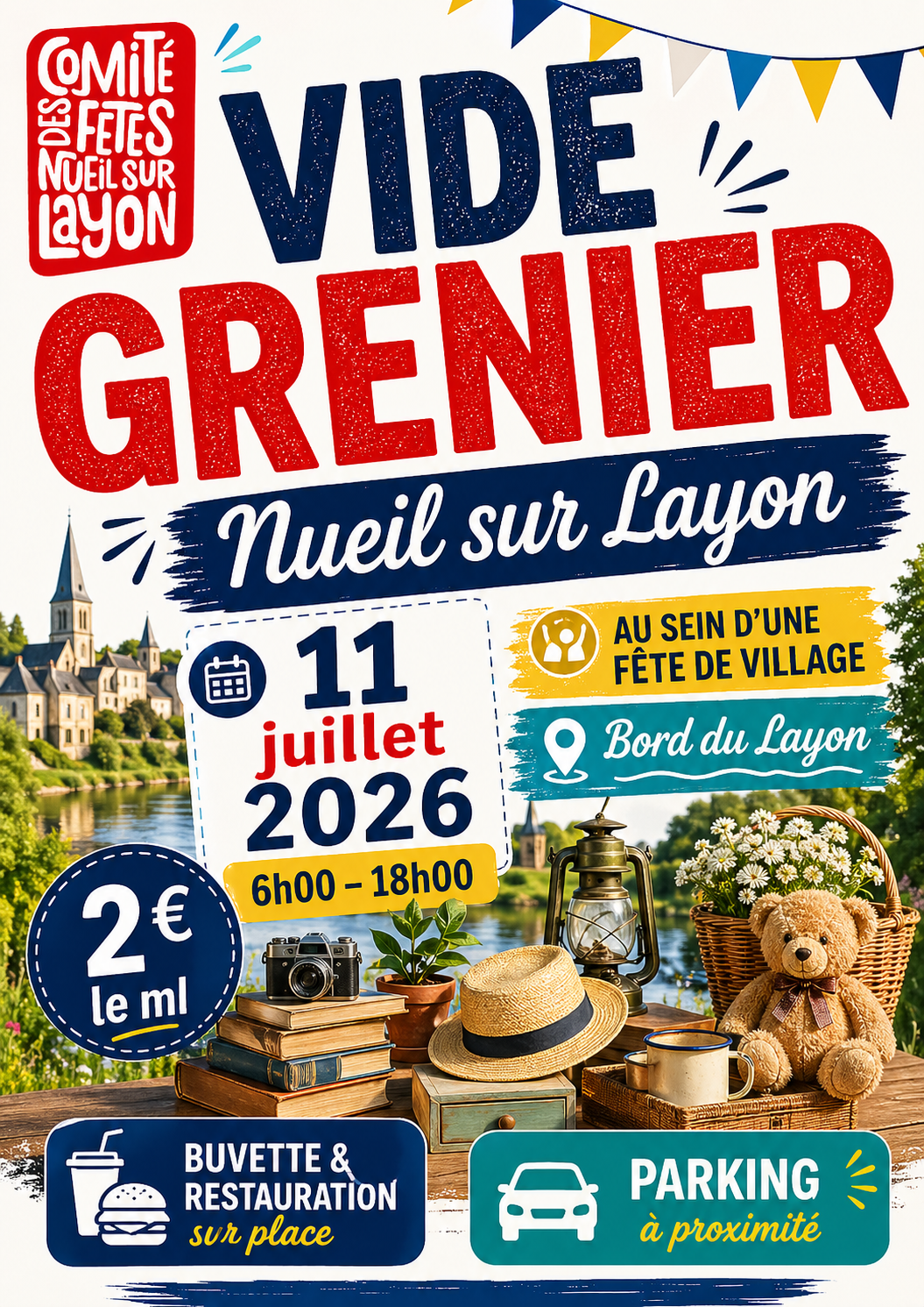 vide grenier Nueil sur Layon