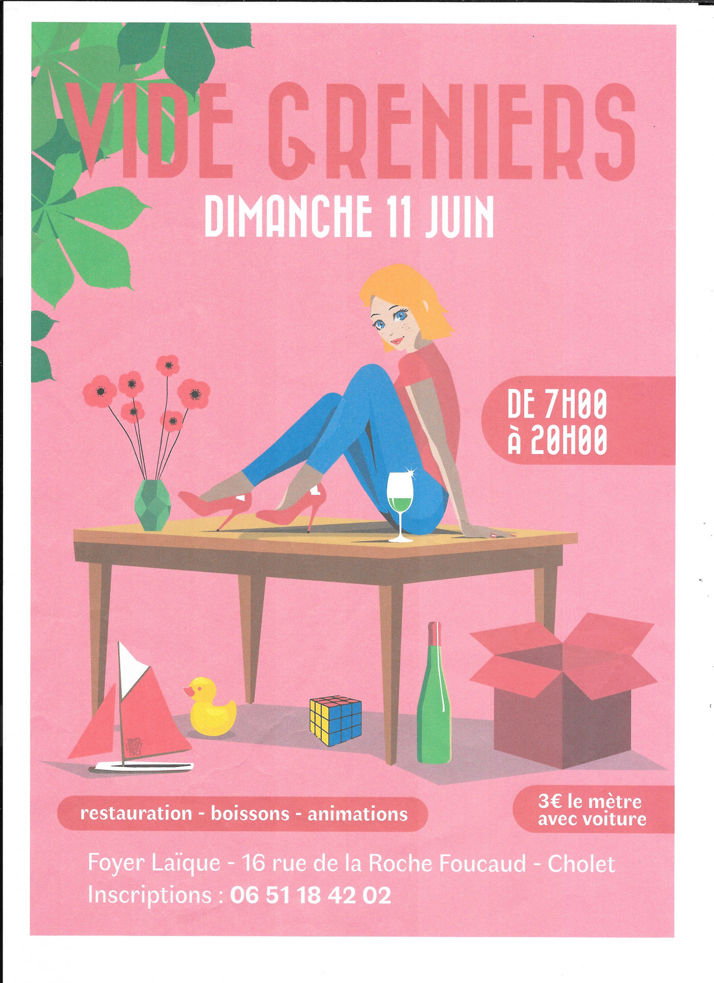 Vide-greniers du Foyer Laïque