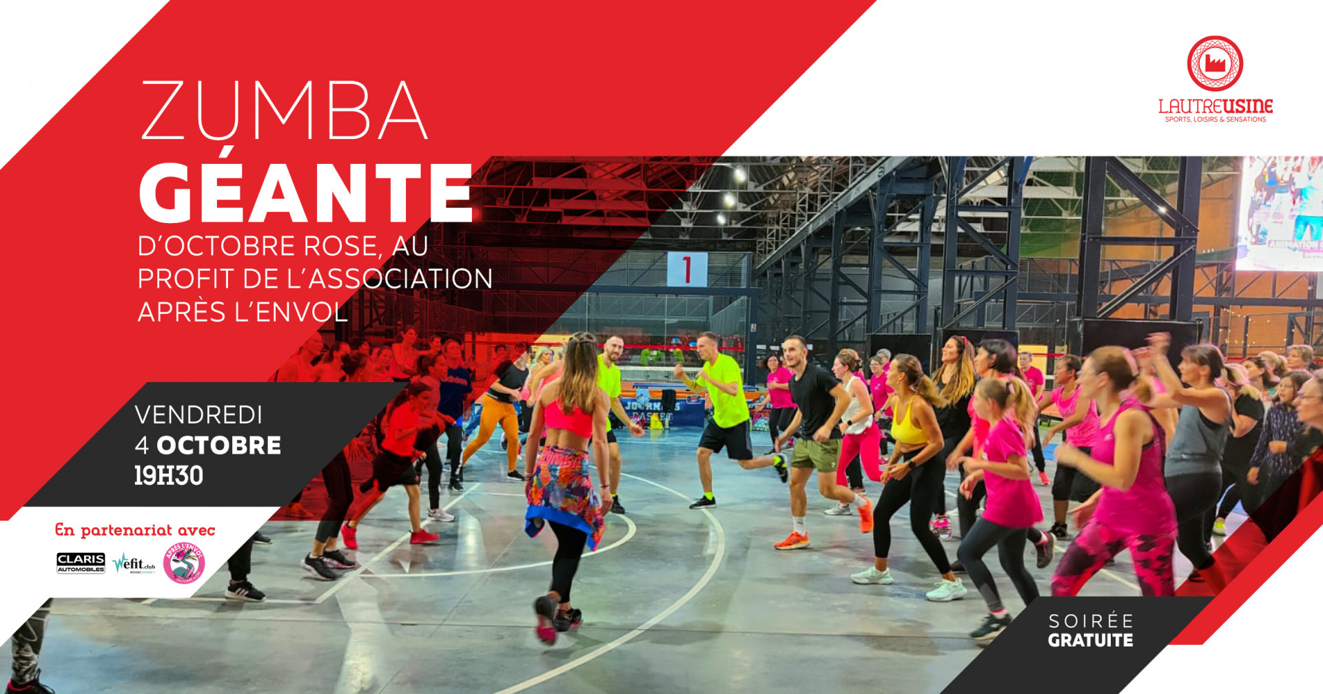 Zumba Géante pour Octobre Rose