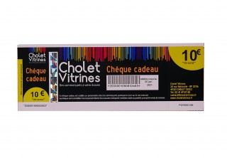 Chèque cadeaux - Cholet Vitrines