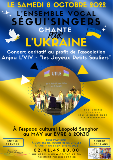 L'Ensemble Vocal Ségui'Singers chante pour l'Ukraine