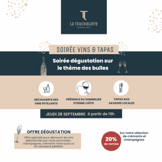 Soirée Vins et Tapas La Touchetière