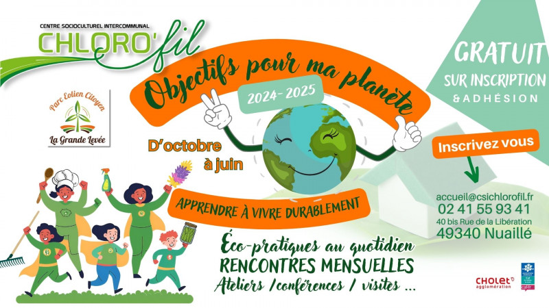 objectifs pour ma planète chlorofil nuaillé