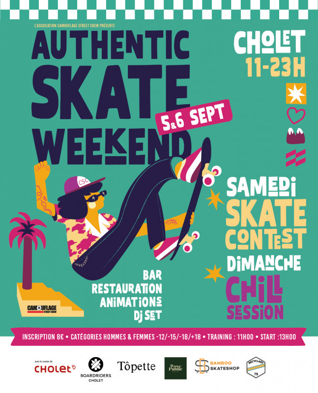 Authentic skate week end - © Camouflage Street Crew authentic skate week end cholet